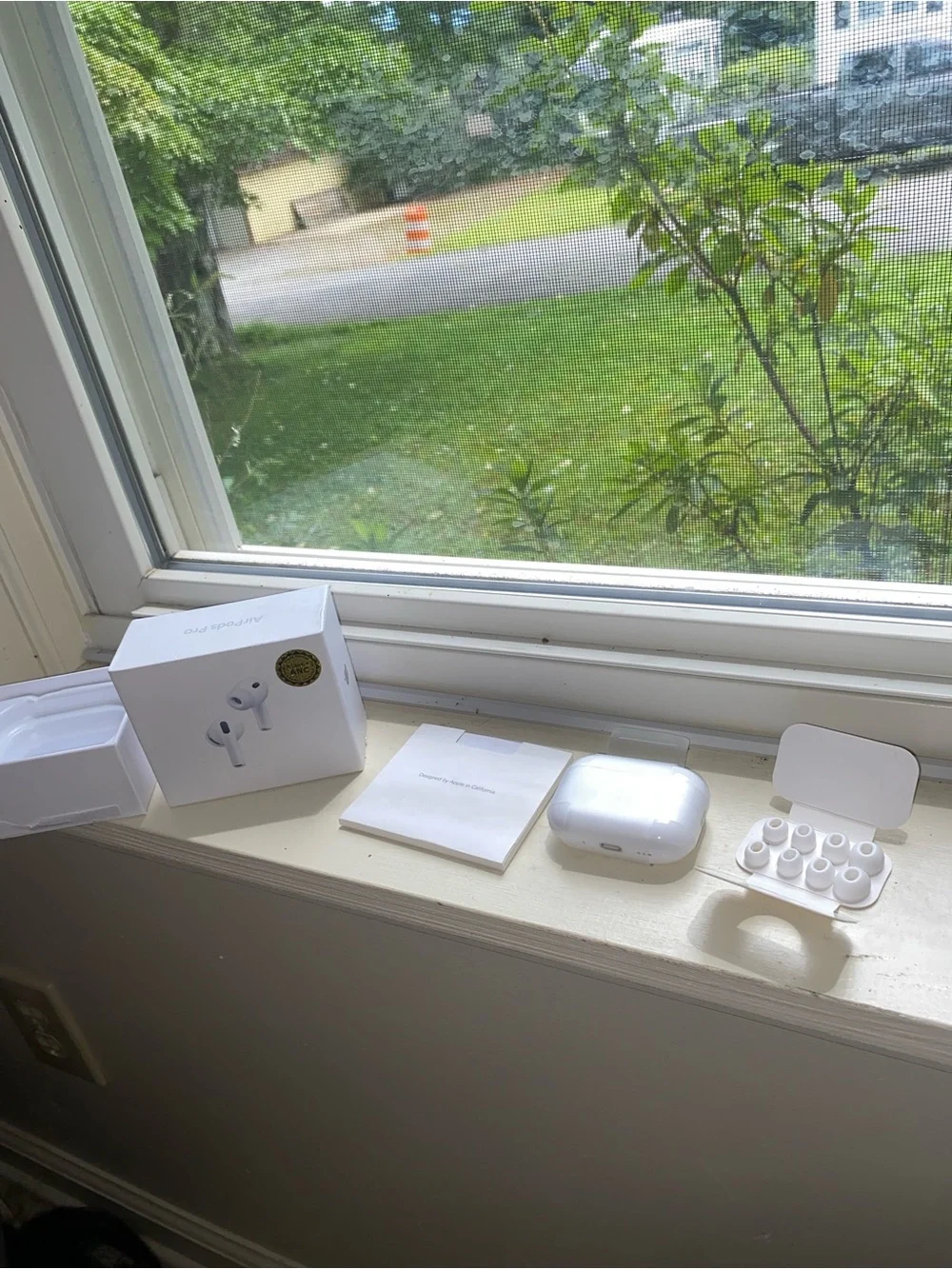 Apple White AirPods Pro Styled Earbuds with Charging Case